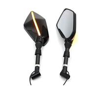 espejos laterales de motocicleta 8-10MM Para Benelli TRK 502X TNT 125 BN Para Leoncino 500 752S 502C Accesorios Para Bicicleta Retrovisor(Negro)