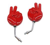 Espejos Laterales de Motocicleta - Espejos Victory Gesture, Divertidos para Manillar, Giratorios | Espejo de Alta Definición para Motocicletas, Scooters, Ciclismo, Viaje, Exterior, Transporte
