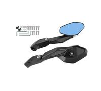 Espejos Laterales de Motocicleta para BMW G 650 Xchallenge/Xcountry/Xmoto | Aleación de Aluminio, Diseño de Espejo Plegable, Poste de Espejo Ajustable A 165°
