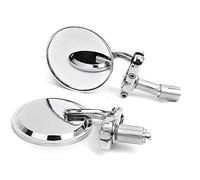 Espejos Laterales De Vista Trasera con Extremo Barra Manija Redonda 3 "7/8" 22 Mm para Bicicletas Calle Accesorios Motocicleta para XL1000V XL700V NT700V XL125V XR230 APE50