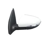 Espejos Laterales Del Coche Para VW Para Golf 6 MK6 2008-2013 Conjunto De Espejo Lateral De 6 Pines Con Luz De Señalización De Giro Y Plegado Manual(1pc left White)