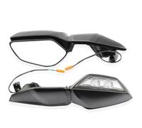 Espejos Laterales Espejo Retrovisor Con Señal Giro LED Giratorio Motocicleta Para KAWASAKI 2013-2017 2018 ZX-6R ZX6R 2016-2021 ZX-10R Para Espejos Retrovisores ZX10R Retrovisores Moto