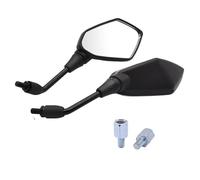 Espejos Laterales Espejo Retrovisor Convexo Lateral Para Motocicleta Para Majesty 400, Accesorios Retrovisores Moto(Negro)