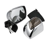 Espejos Laterales Espejos retrovisores con señal de giro para motocicleta para Goldwing GL1800 2013 2014 2015 2016 2017 Retrovisores Moto(Chrome Smoke)
