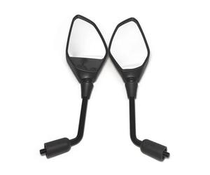 Espejos Laterales Extremo Barra Espejo Retrovisor Para Motocicleta Para Benelli TRK702 TRK702X TRK 702X Espejos Retrovisores Izquierdo Y Derecho Piezas De Espejo Lateral Ajustables Espejo Plegable Gir