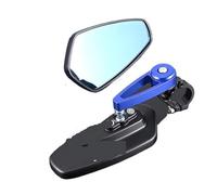 Espejos Laterales Moto Para Kawasaki ER-6N.1 Par De Espejos Retrovisores Universales Manillar De Motocicleta(Blue)