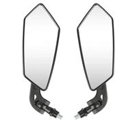 Espejos Laterales Motocicletas Bicicleta Reflector Manillar Espejo Retrovisor Giratorio Ajustable