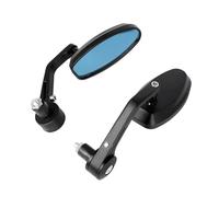Espejos Laterales Motocicletas Espejo Retrovisor Lateral Universal para Motocicleta De 7/8'' 22 Mm con Extremo De Manillar Accesorios Modificados De Repuesto