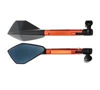 Espejos Laterales Motocicletas Espejos Retrovisores Universales Para Manillar De Motocicleta Antideslumbrantes Azules Accesorios Modificados Motocicleta Zquierdo Derecho Laterales(Orange)