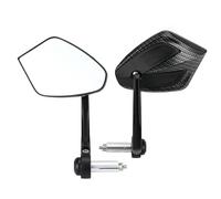 Espejos Laterales Motocicletas Espejos Retrovisores Universales para Motocicleta Accesorios Modificados para Manillar De Motocicleta Zquierdo Derecho Laterales(A)