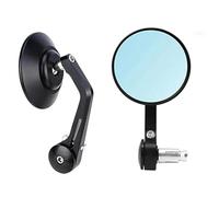 Espejos Laterales Motocicletas para 888 849 851 749 898 1098 1198 Espejos Retrovisores Laterales Modificados para Motocicletas con Extremo De Barra De 7/8"(B Bundle 2)