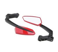 Espejos Laterales Motocicletas para Cafe para Racer Universal Espejos Retrovisores Laterales Motocicleta Compatibles Estilo Carcasa Fibra Carbono 8 Mm 10 Mm(CB117)