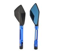 Espejos Laterales Motocicletas para Majesty para X-MAX para X-City Accesorio De Montaje para Espejo Retrovisor De Motocicleta 8 Mm 10 Mm(Blue)