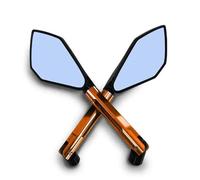 Espejos Laterales Motocicletas para MT01 para MT07 para MT03 para Majesty para X-MAX para X-City Espejo Retrovisor Lateral De Motocicleta Accesorios Modificados(Orange)