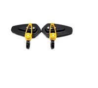Espejos Laterales Motocicletas para X300 para V-MAX 1700 para VMAX1 para XMAX125 para XMAX250 para Xmax 400 para MT03 Espejos Motocicleta Espejo Extremo Manillar(Gold)