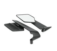 Espejos Laterales Motocicletas para Z500 para Z900 para Z800 para Z750 para Z650 Motocicleta Espejo Retrovisor Lateral Espejos Retrovisores Giratorios Ajustables