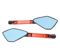 Espejos Laterales Motocicletas Para Z800 Para Z1000 Para Z900 Para ER6N Para ER6F Espejo Retrovisor Lateral Motocicleta Tornillos 8 Mm 10 Mm Accesorio Montaje Zquierdo Derecho Laterales(Orange)