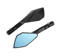 Espejos Laterales Motocicletas Para Z800 Para Z1000 Para Z900 Para ER6N Para ER6F Espejo Retrovisor Lateral Motocicleta Tornillos 8 Mm 10 Mm Accesorio Montaje Zquierdo Derecho Laterales(Black)