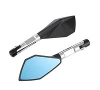 Espejos Laterales Motocicletas Para Z800 Para Z1000 Para Z900 Para ER6N Para ER6F Espejo Retrovisor Lateral Motocicleta Tornillos 8 Mm 10 Mm Accesorio Montaje Zquierdo Derecho Laterales(Sliver)