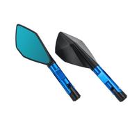 Espejos Laterales Motocicletas para Z900 para Z-900 para Z 900 Accesorios Modificados para Motocicletas Espejos Retrovisores Espejo Lateral para Motocicleta(Blue)