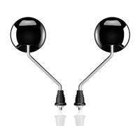 Espejos Laterales Motocicletas Universal Espejo Retrovisor Convexo M8 Motocicleta(Black)