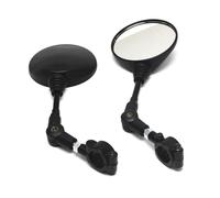 Espejos Laterales Motocicletas Universal Espejo Retrovisor Redondo Plegable Aleación Aluminio Manillar Scooter Base Motocicleta