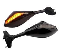Espejos Laterales Para CBR 600 F4i 929 954 RR F1 F2 Para Hurricane Espejos Señal Giro Integrados Para Motocicleta Espejo Retrovisor Lateral Delantero Trasero LED Retrovisores Moto