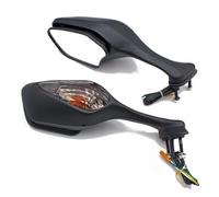 Espejos Laterales Para CBR1000RR Para CBR 1000 RR 2008 2012-2015 2016 2009 2010 2011 1 Par Espejos Retrovisores Laterales Para Motocicleta Con Luz Señal Giro LED Retrovisores Moto(Style A smoked-fold)