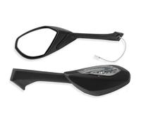 Espejos Laterales Para Ducati Para Panigale V4 V4 S V4S 2018-2023 V2 2020 2021 2022 2023 Espejos Retrovisores Para Motocicletas Luz De Señal De Giro LED Plegable Retrovisores Moto