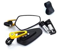 Espejos Laterales para Manillar de Motocicleta de 7/8 "y 22mm para PCX125 PCX150 CBR125R CBR150R CB650F CBR650(Gold b)