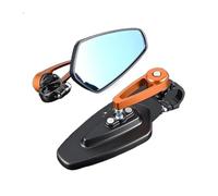 Espejos Laterales para Motocicleta Adecuado para El Extremo del Manillar De La Motocicleta, Scooter, Espejo Retrovisor del Manillar De La Bicicleta, Espejo Retrovisor Lateral(Champagne)