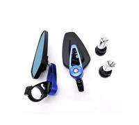 Espejos laterales para motocicletas Espejo Retrovisor Para Ducati 999 Para Monster 696 600 797 821 Para Scrambler Para Hypermotard 950 7/8 ''espejo Final De Barra Para Mango De Motocicleta(Blue)