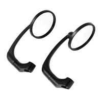 Espejos Laterales Para Motocicletas Espejo Retrovisor Universal Para Motocicleta GN125, De 8 Mm Y 10, Redondo, Para Manillar(BLACK)