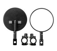 Espejos laterales para motocicletas Vista Trasera Motocicleta Para Bicicletas Eléctricas Para Scooters Para Vehículos Todo Terreno UTV Espejos Redondos 7/8 '' Espejo Montaje En Manillar(1)