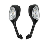 Espejos Laterales Para SUZUKI Para GSXR 600 750 1000 2006-2008 2009 2010 K6 K7 K8 SV650 650S Espejos retrovisores laterales para motocicleta con luz señal giro LED Retrovisores Moto(Clear)