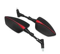 Espejos Laterales Para XL1000 XL125 XL 1000 125 V Para Varadero Para ABS Accesorios para motocicletas Espejos retrovisores laterales ajustables Retrovisores Moto(Red)