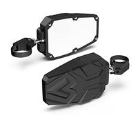 Espejos laterales UTV con barra antivuelco de 1.65 a 2 pulgadas, espejos laterales TXZSXS RZR compatibles con Polaris RZR, Can Am Maverick X3, Kawasaki Teryx, Talon, Arctic Cat Wildcat, Gator, CFMOTO