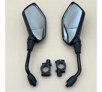 Espejos Moto 1 Par Espejos Retrovisores Para Manillar Motocicleta Para Scooter Para Bicicletas Eléctricas Espejo Convexo Lateral Trasero Electromóvil Universal 8/10mm(8mm with holder)