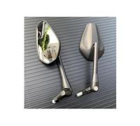 Espejos Moto Espejo Retrovisor Ovalado Plegable Para Motocicleta Para Suzuki Dual Sport Dirt Bikes ATV CLVCCZTZGW(B)