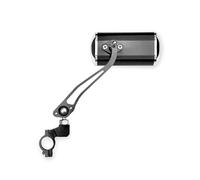 Espejos Moto Espejo retrovisor para motocicleta y bicicleta, ajustable, giratorio 360°, gran angular, para manillar de bicicleta(A)