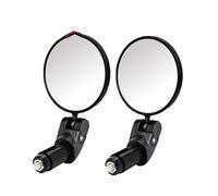 Espejos Moto Espejos Retrovisores Universales para Bicicleta Espejo Retrovisor para Manillar Bicicleta Eléctrica Lente Convexa Cristal Espejos Retrovisores Espejo Extremo Manillar(2PCS Round Mirror)
