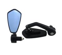 Espejos Moto Lateral Para BMW Para Ducati Para Aprilia Victory Para Cruiser ATV 1 Par Espejos Finales Barra Motocicleta-Vista Trasera 7/8 "22mm Espejo retrovisor motocicleta