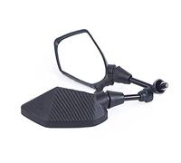 Espejos Moto Laterales 2 Unids/par Espejo Motocicleta Scooter E-Bike Espejos Retrovisores Electrombile Espejo Convexo Lateral Trasero 8mm 10mm Fibra Carbono Retrovisores Laterales(8mm Screw)