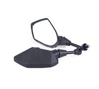 Espejos Moto Laterales Espejo Motocicleta Scooter E-Bike Espejos Retrovisores Electrombile Lado Trasero Espejo Convexo 8mm 10mm Fibra Carbono Retrovisores Laterales(8mm)