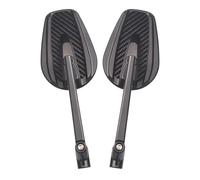 Espejos Moto Laterales para Suzuki para GSR 600 para GSR750 SV650 SV400 para V-Strom Espejo Retrovisor De Fibra De Carbono para Motocicleta 8 Mm Y 10 Mm. Espejos Retrovisores Moto(B)