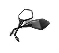 Espejos Moto Laterales Universial 8mm 10mm Espejo Motocicleta Scooter E-Bike Espejos Retrovisores Electromóvil Espejo Convexo Lateral Trasero Retrovisores Laterales(10mm)