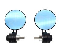 Espejos Moto Para Vespa GTS GTV300 SEI Para giorni Para Sprint Para Primavera150 Espejo retrovisor lateral redondo retro de aluminio CNC Para motocicleta CLVCCZTZGW(Black)