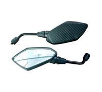 Espejos Moto Universal Motocicleta Espejo Convexo Lateral Trasero 8mm Y 10mm para Manillar Espejos Retrovisores Laterales para Scooter E-Bike Espejo Retrovisor