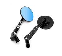Espejos Motocicleta Universales Visión HD Aluminio Ajustable 8mm Y 10mm Para Honda Street Bike Scooter E-bike, Espejo Redondo