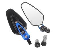Espejos Para Suzuki GSR 750 GSR600 GSR400 GSR750 Espejos Retrovisores De Extremo De Manillar Para Motocicletas Retrovisores de Manillar(Azul)